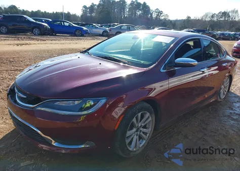 2016 Chrysler 200 Limited from USA, damaged, VIN 1C3CCCAB2GN156502